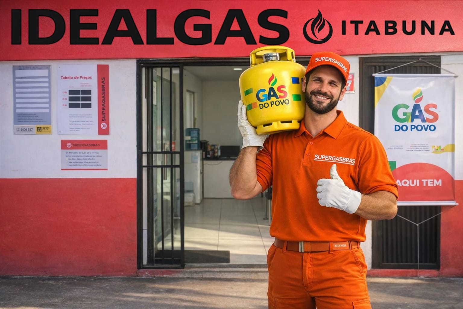 Revenda IdealGás em Itabuna participante do programa Gás do Povo